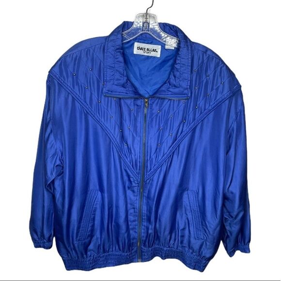 Vintage Chris Allen Sport Silk Jacket - Picture 1 of 8
